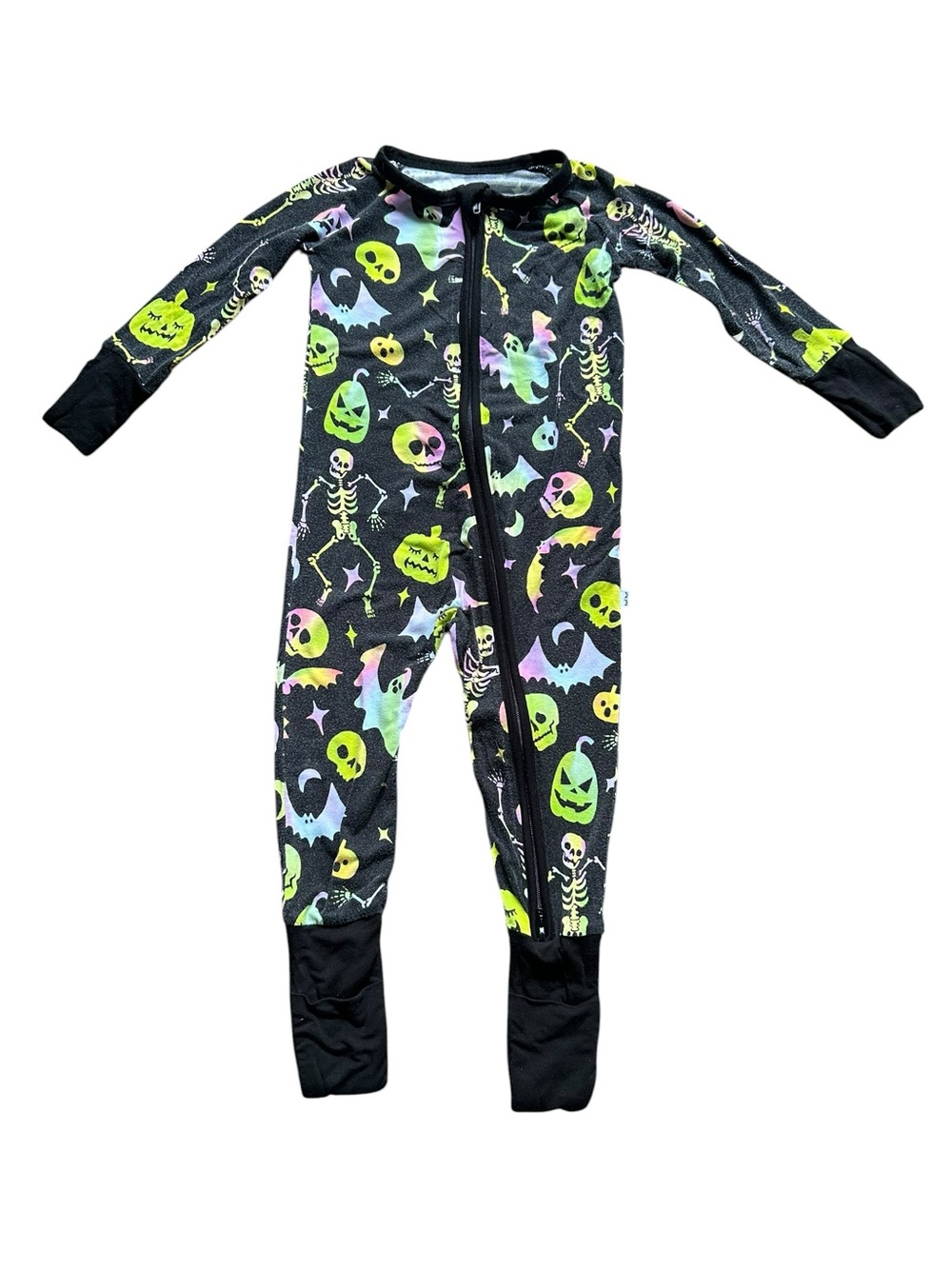 Little Sleepies 6-12 Month Cool Ghouls Zippy One Piece Bamboo